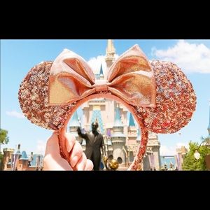 Rose gold Disney ears